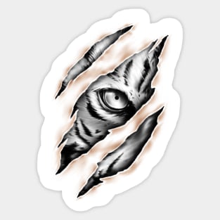 Eye of the Tiger Sticker